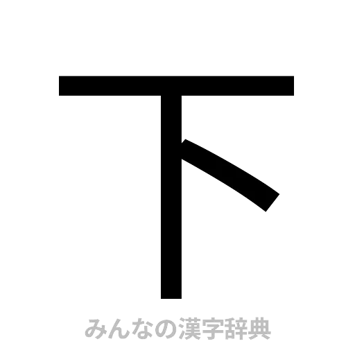 下（ゴシック体）