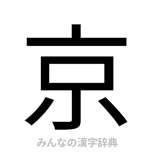 京（ゴシック体）