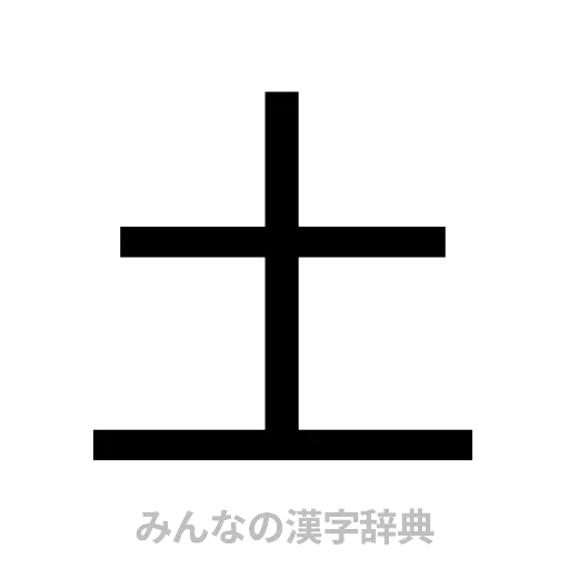 土（ゴシック体）