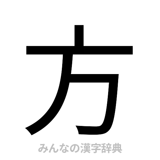 方（ゴシック体）