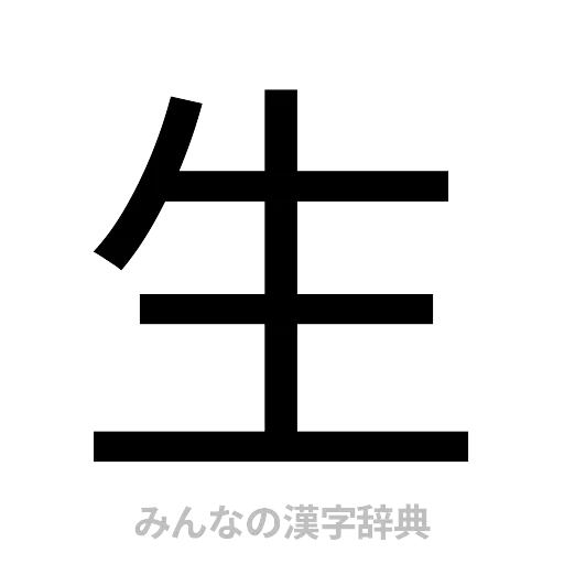 生（ゴシック体）
