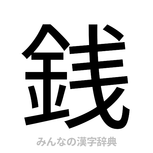 銭（ゴシック体）