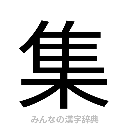 集（ゴシック体）