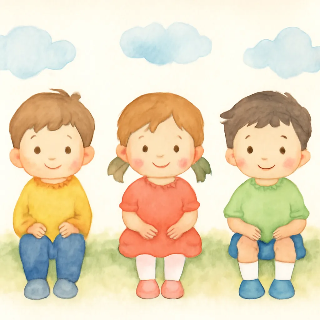 「三」のイラスト