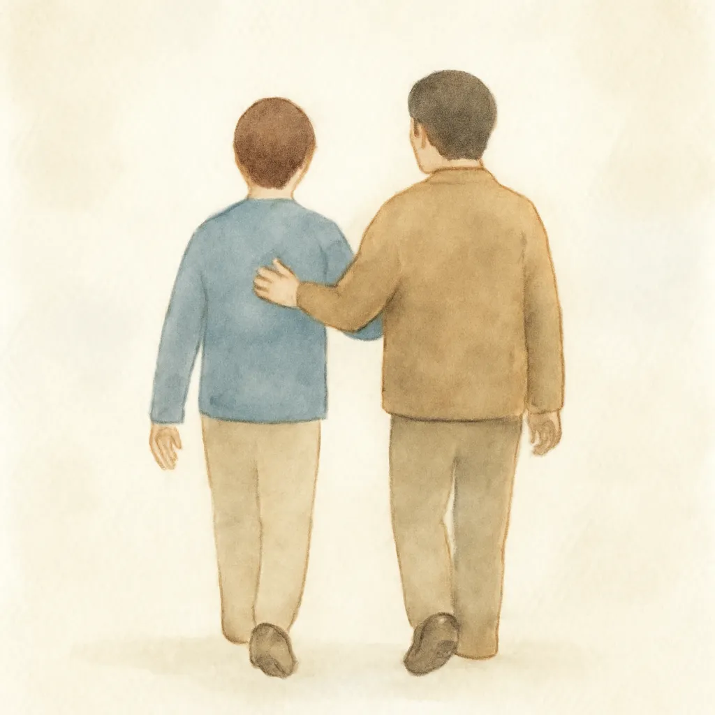 「伴」のイラスト