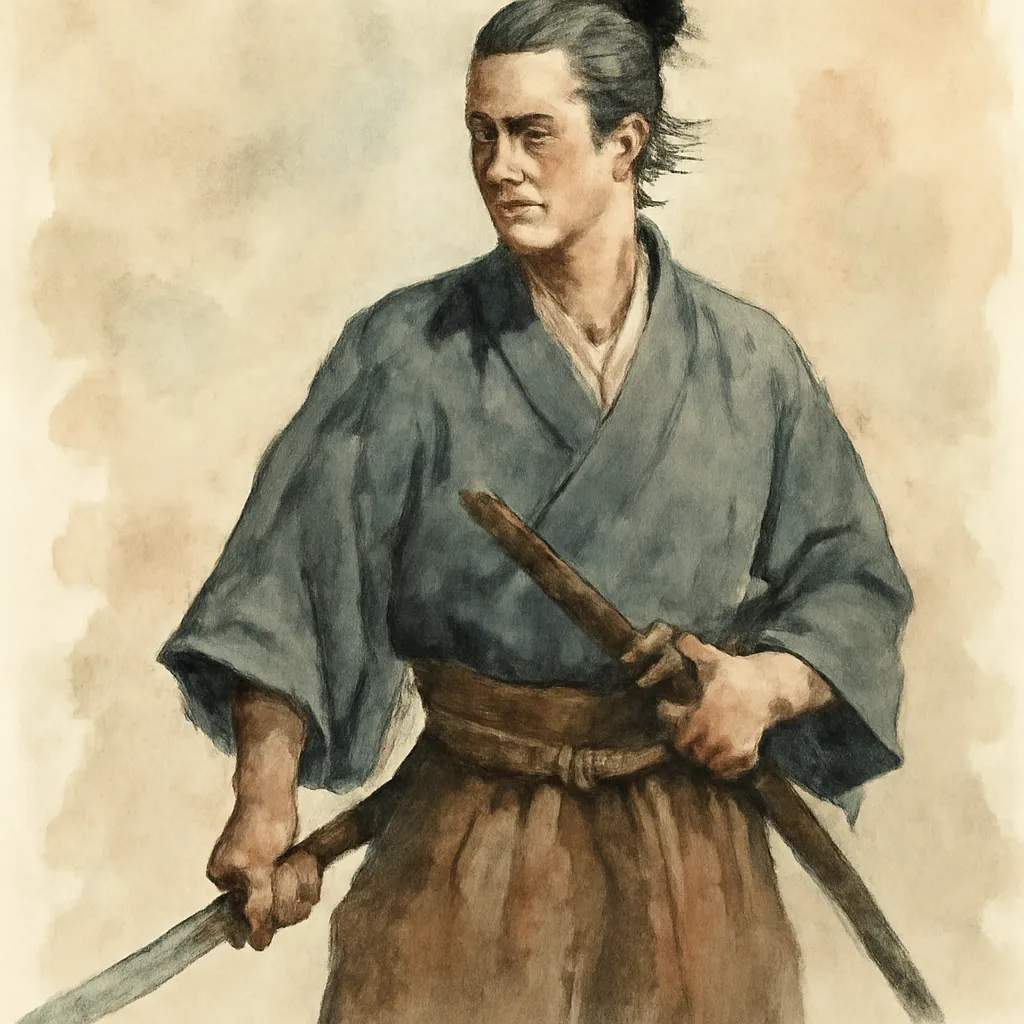 「侍」のイラスト