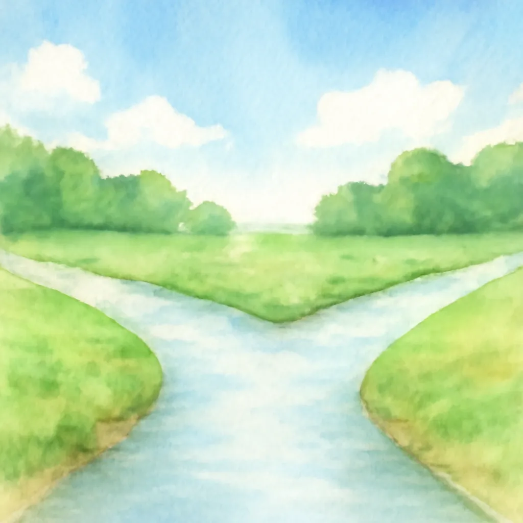 「俣」のイラスト