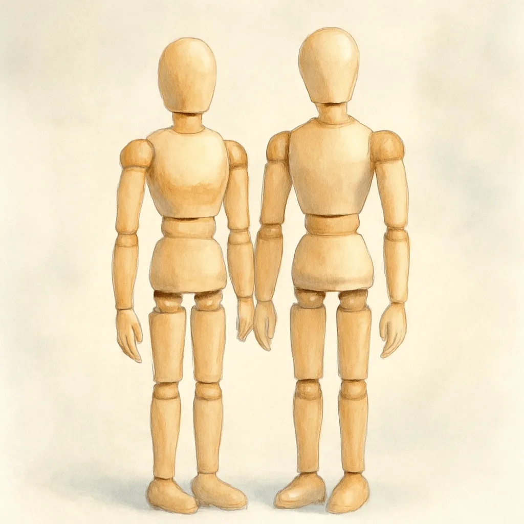 「偶」のイラスト