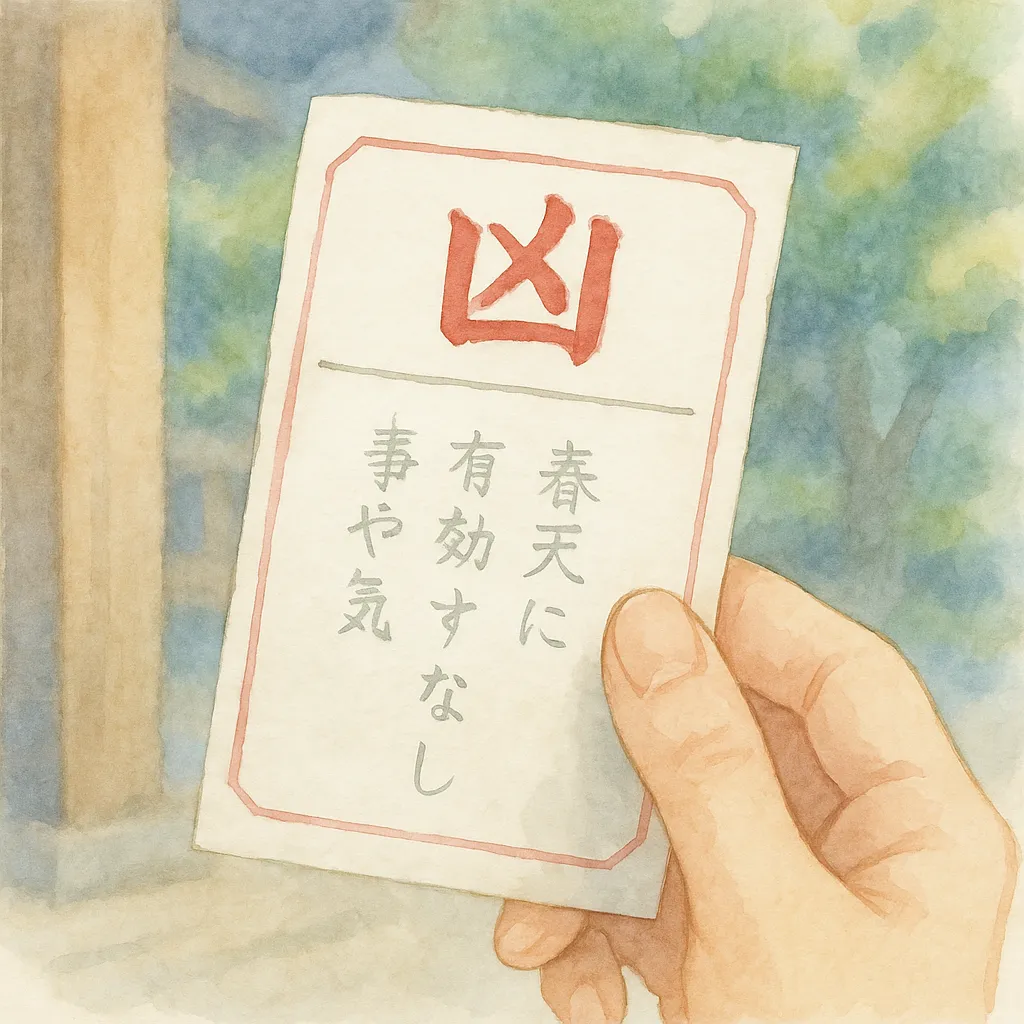 「凶」のイラスト