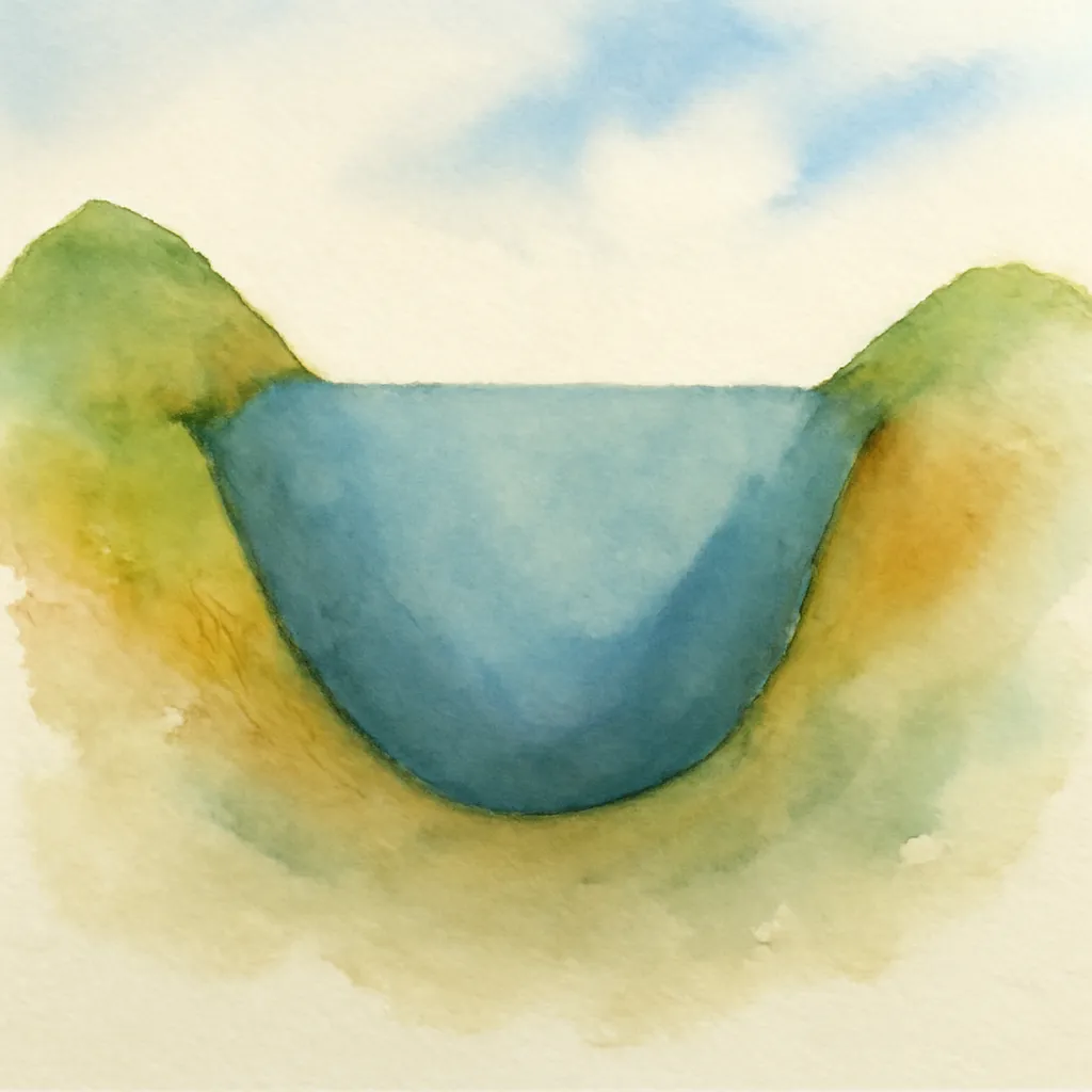 「凹」のイラスト