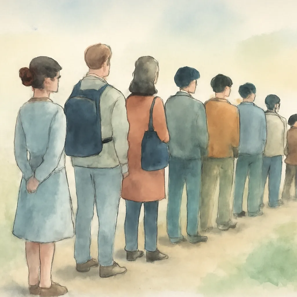 「列」のイラスト