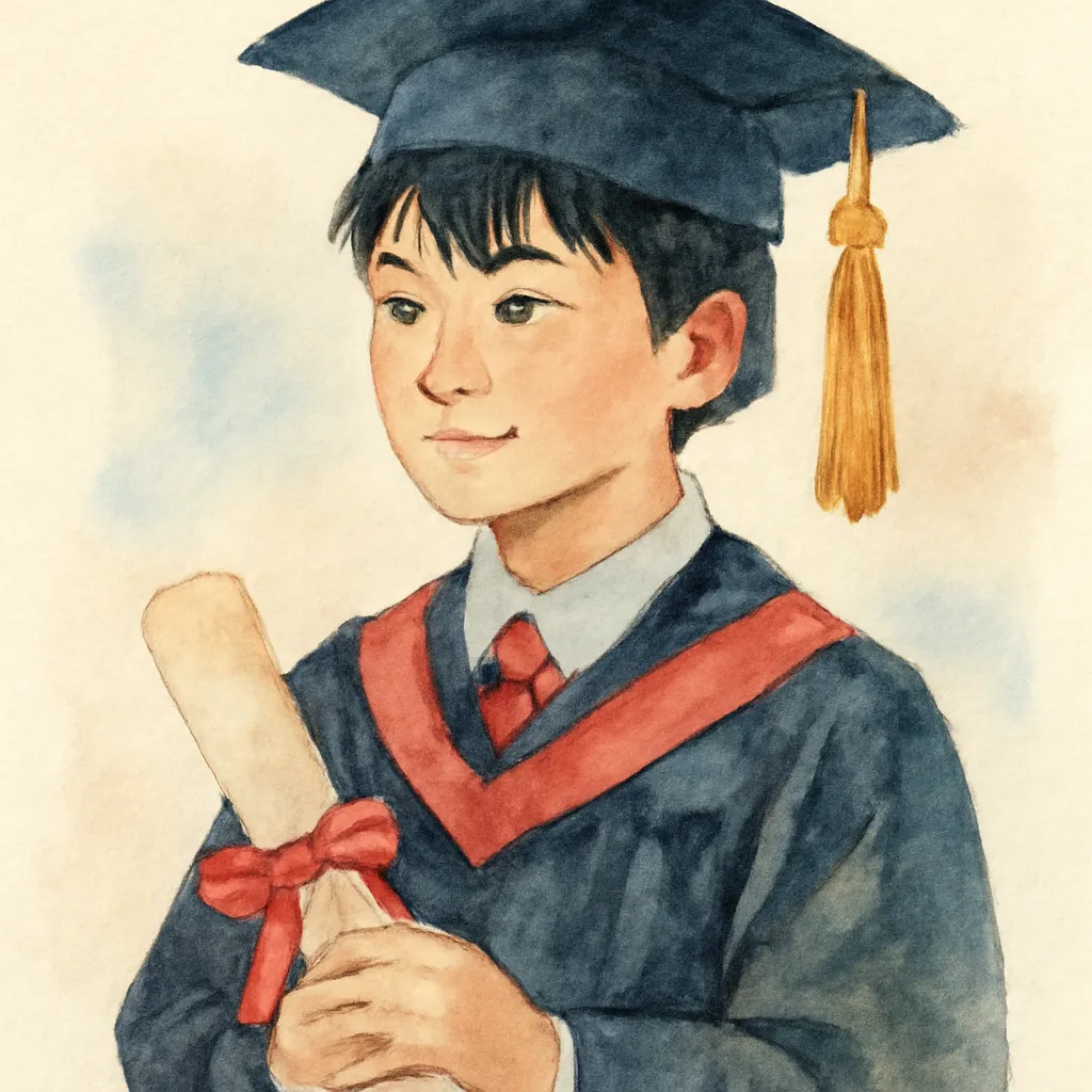 「卒」のイラスト