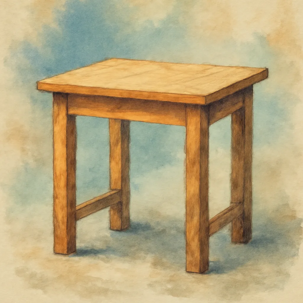 「卓」のイラスト