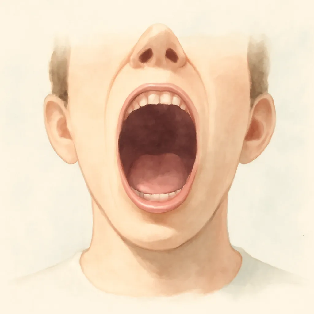 「叫」のイラスト