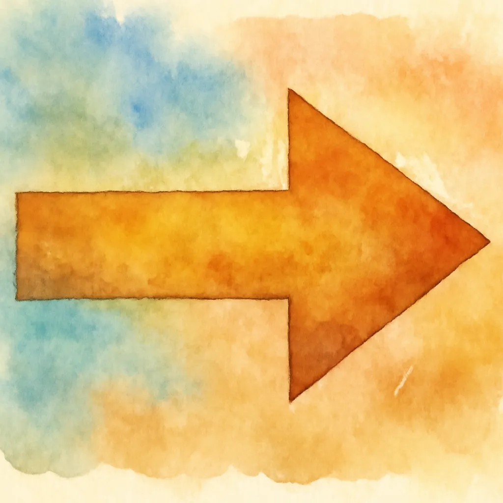 「右」のイラスト