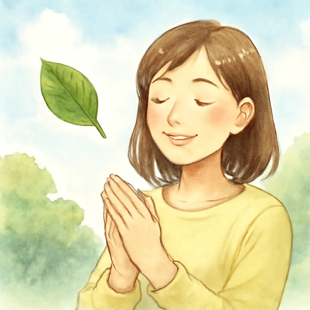 「叶」のイラスト
