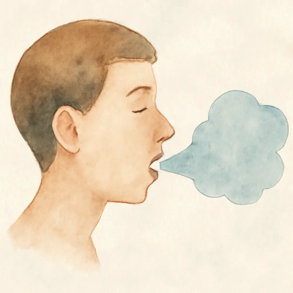 「吐」のイラスト