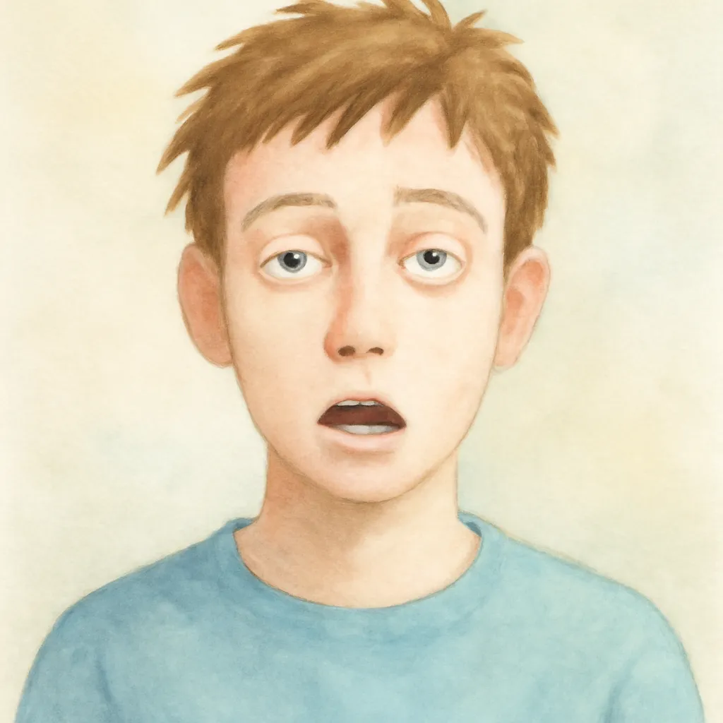 「呆」のイラスト