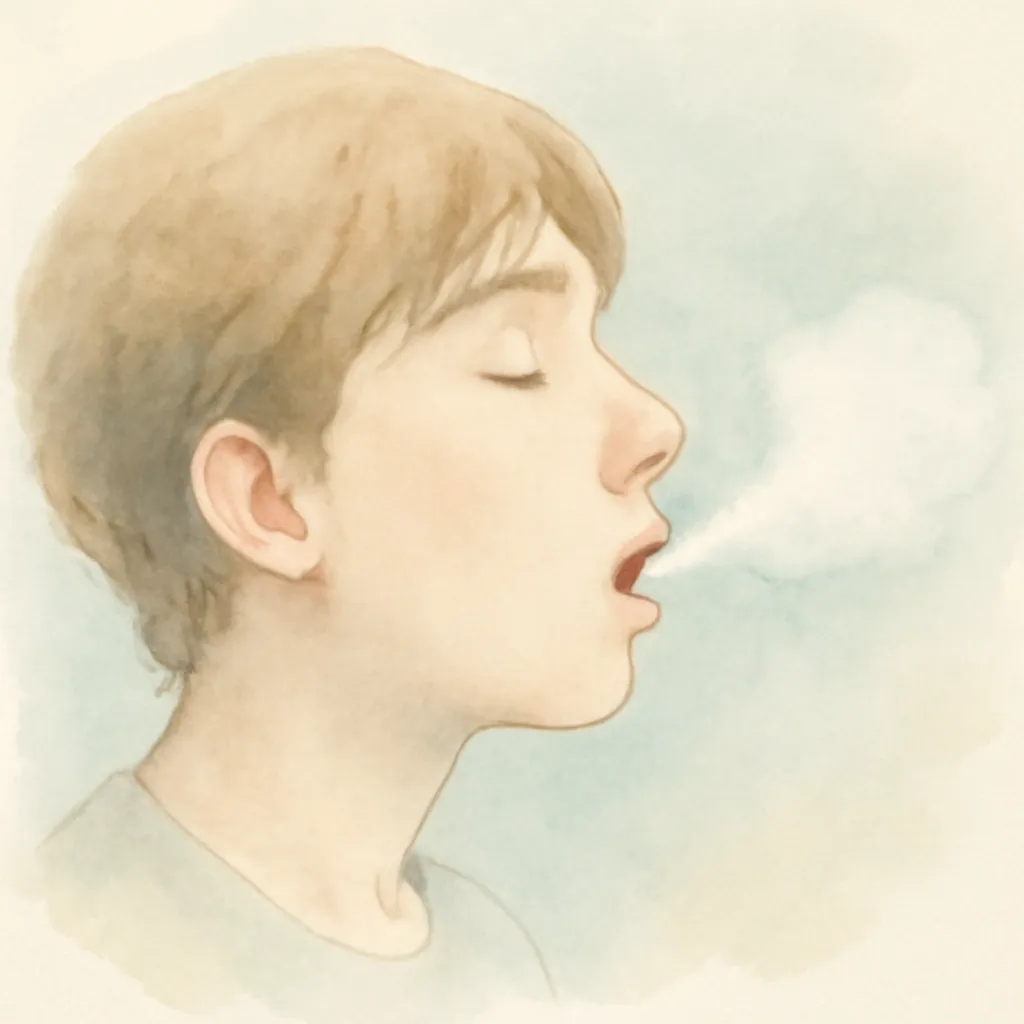 「呼」のイラスト