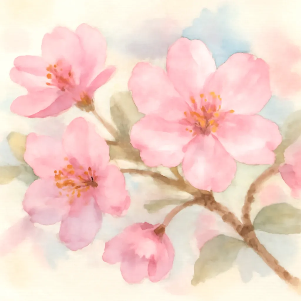 「咲」のイラスト