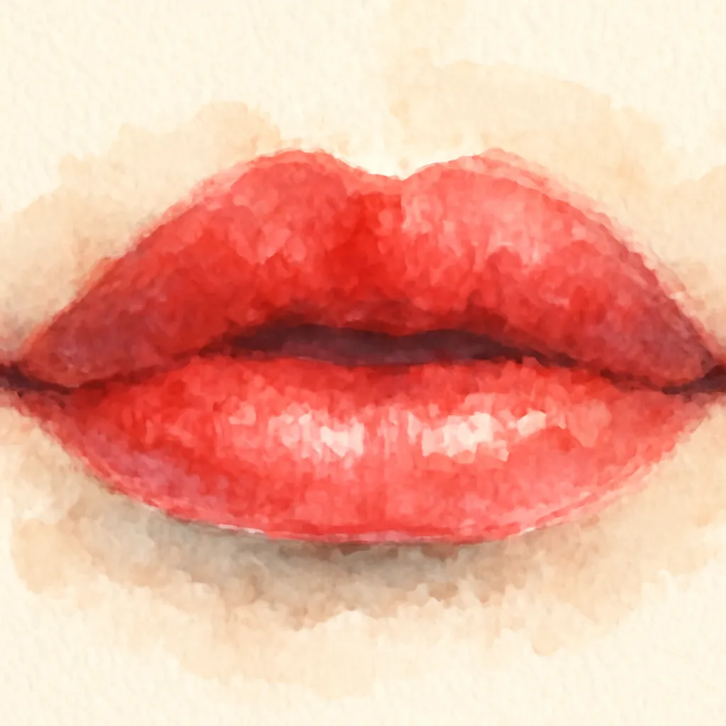 「唇」のイラスト