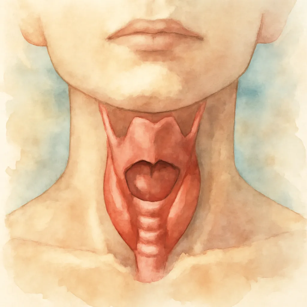 「喉」のイラスト