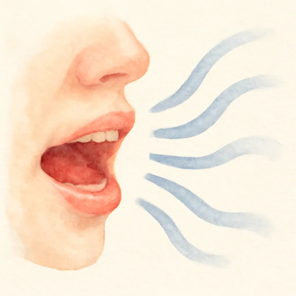 「喋」のイラスト
