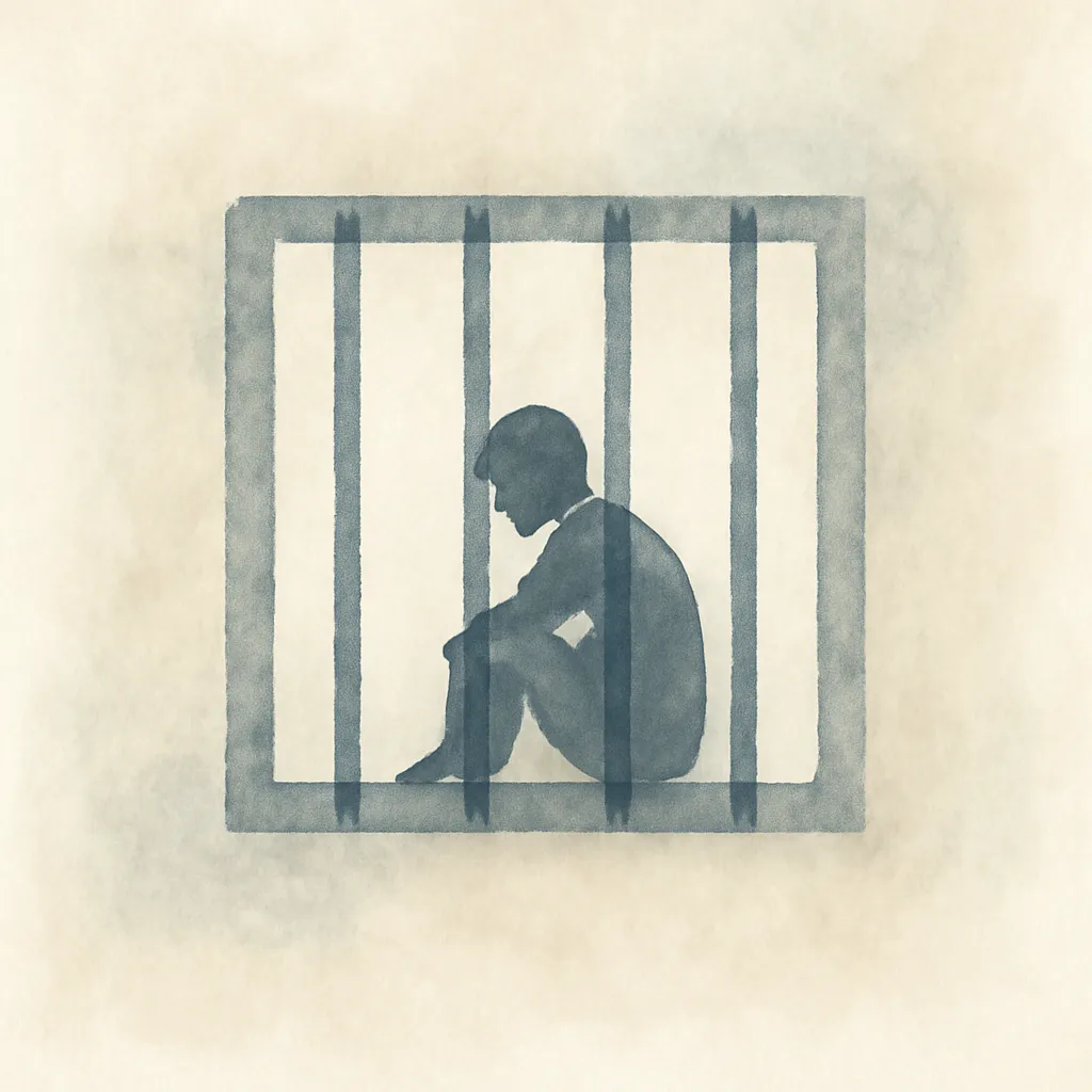 「囚」のイラスト