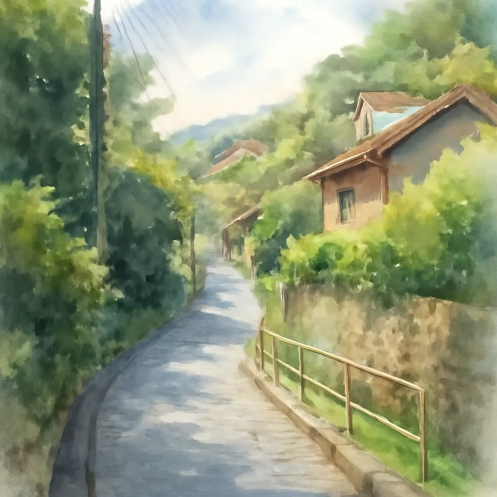 「坂」のイラスト