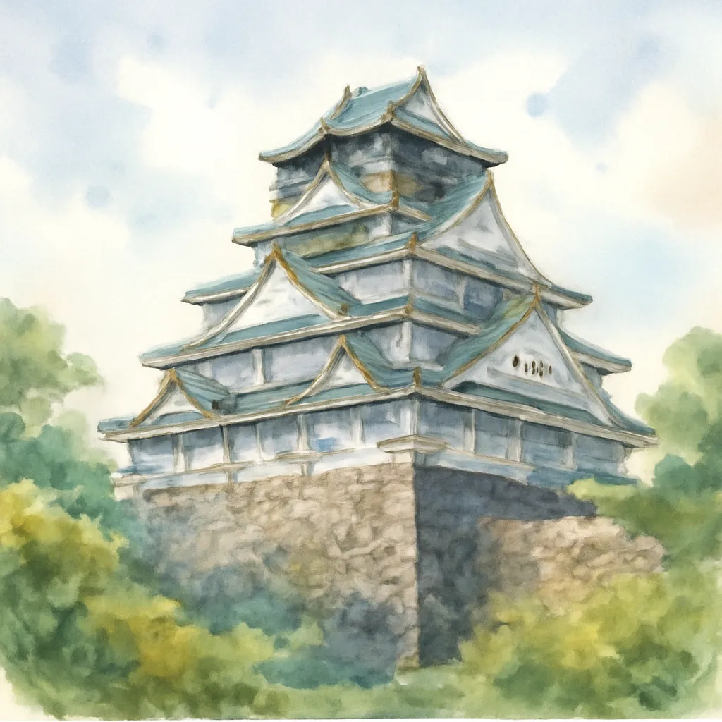 「城」のイラスト