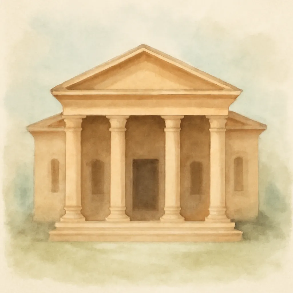 「堂」のイラスト