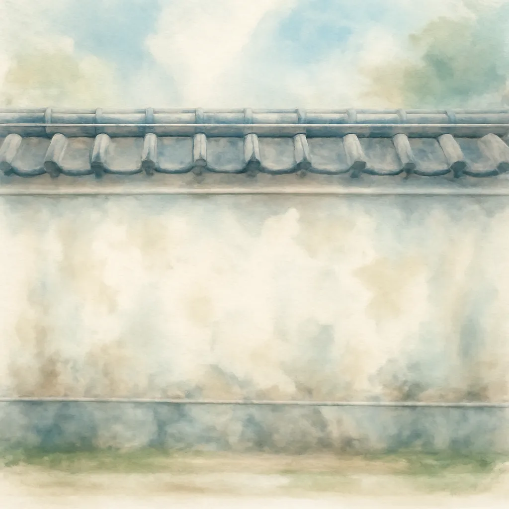 「塀」のイラスト