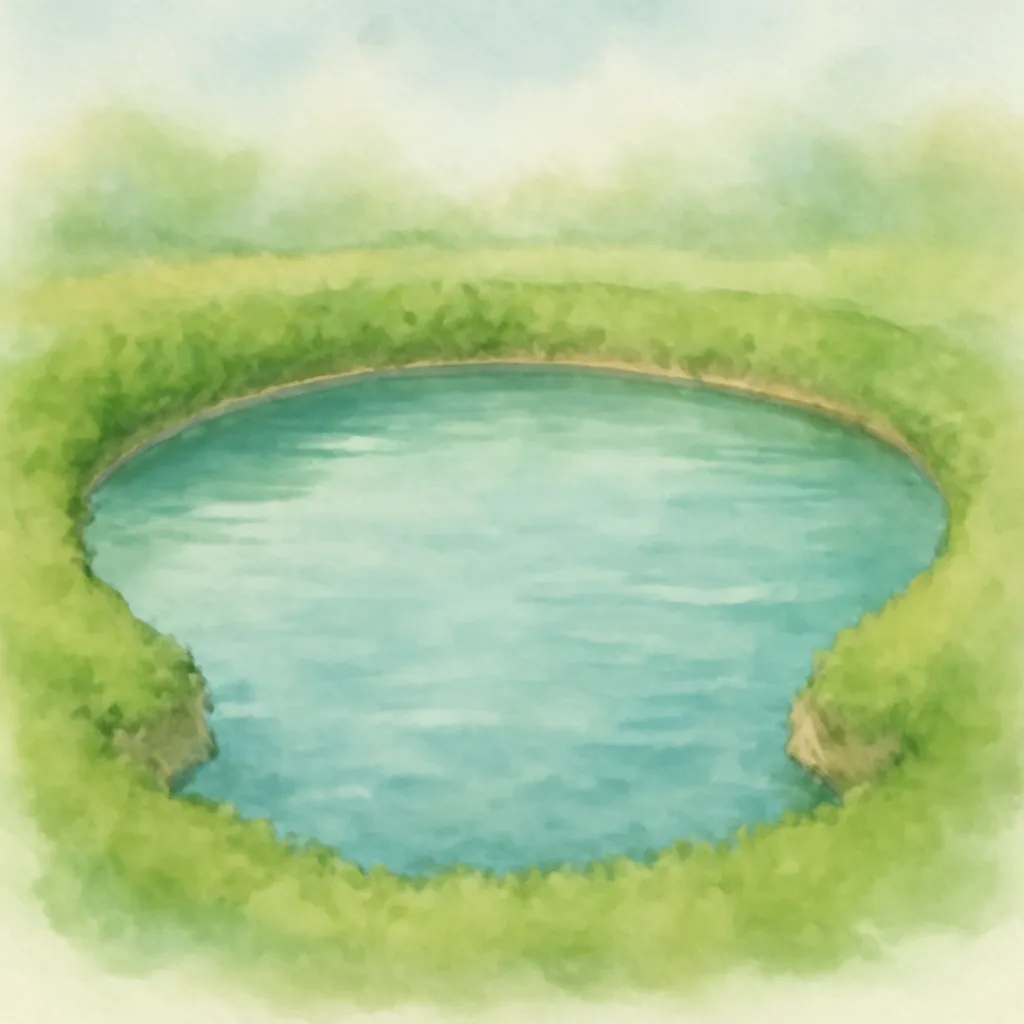 「塘」のイラスト