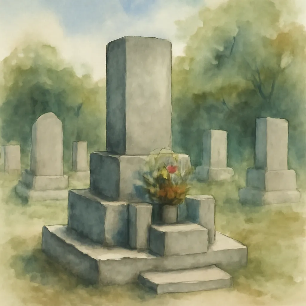 「墓」のイラスト