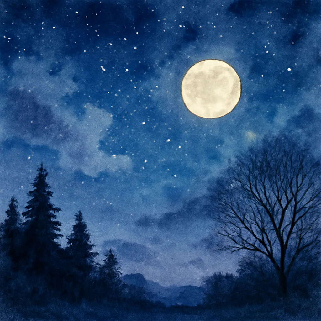 「夜」のイラスト