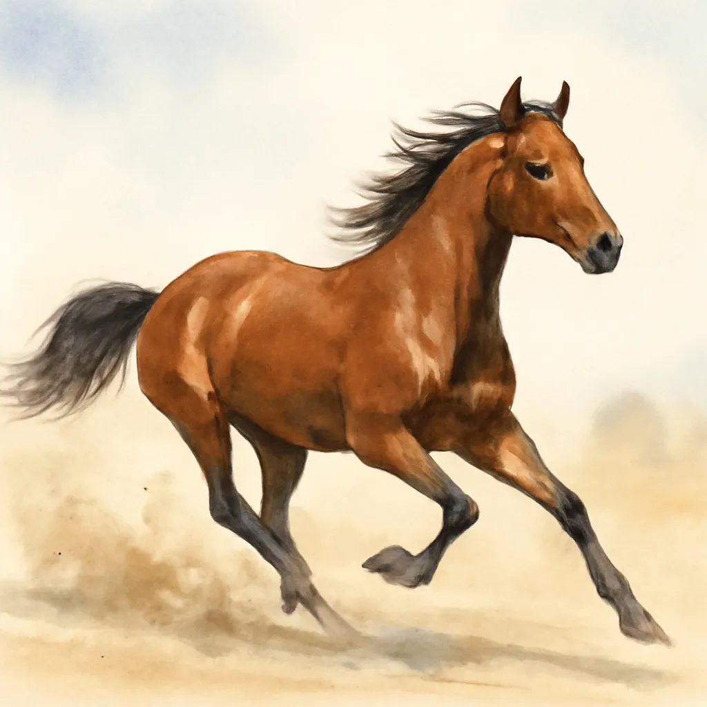 「奔」のイラスト