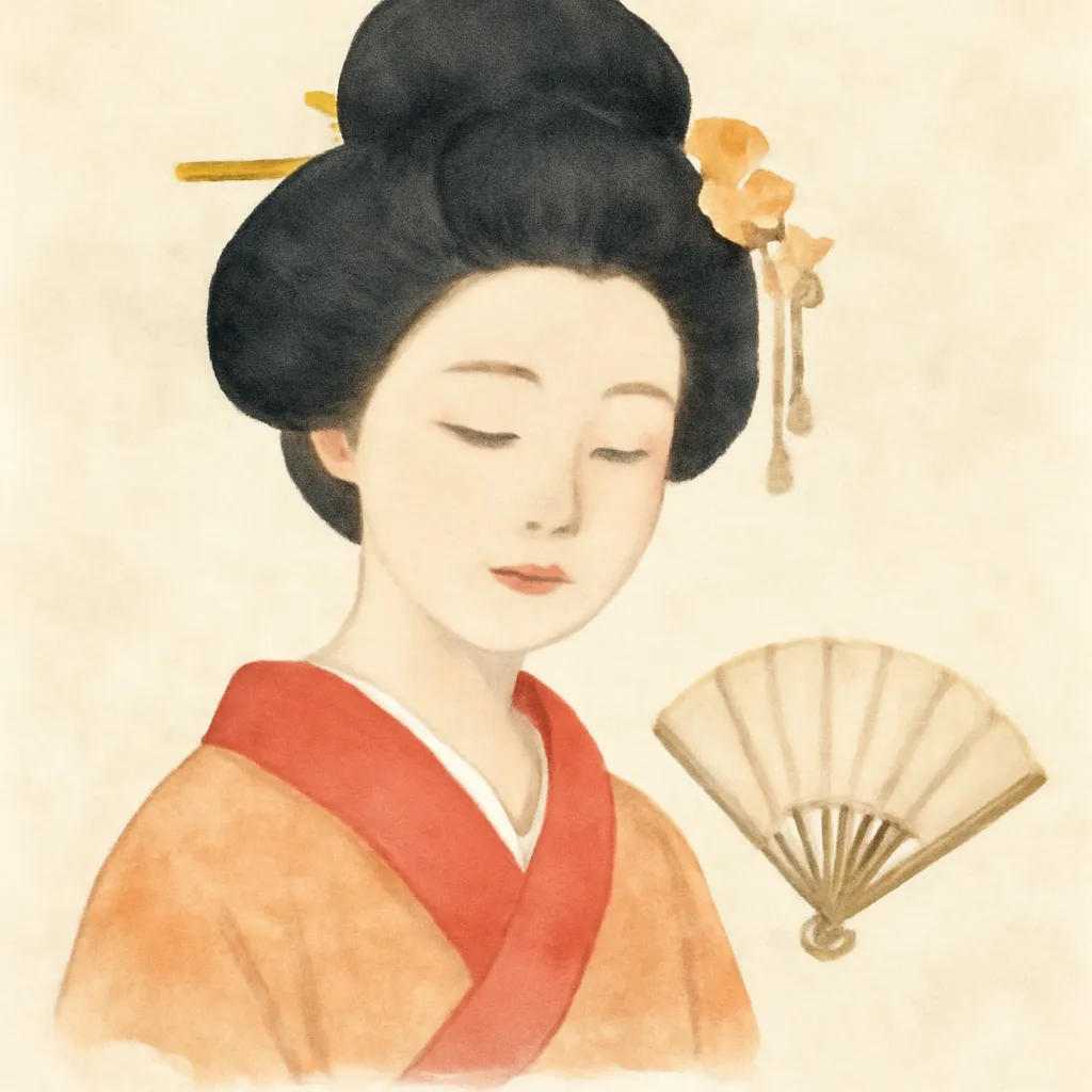 「妓」のイラスト