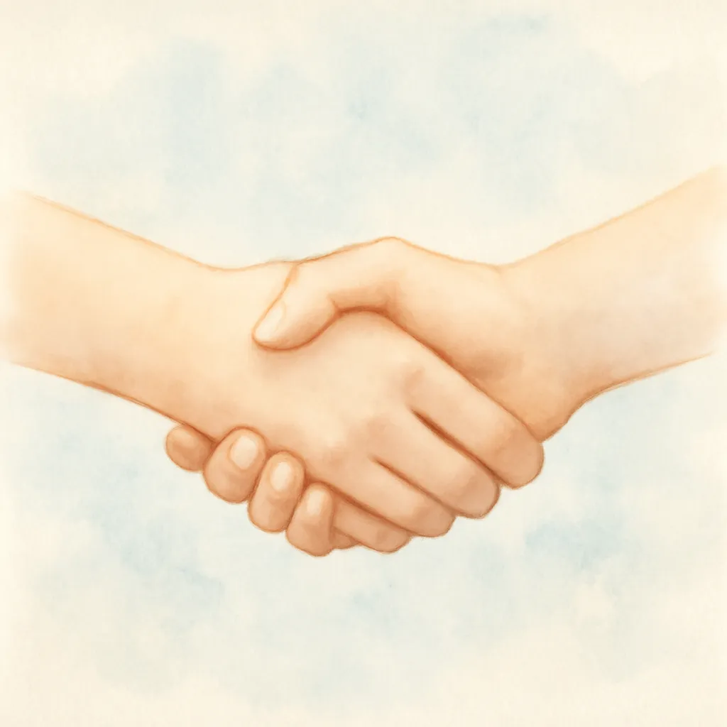 「媒」のイラスト