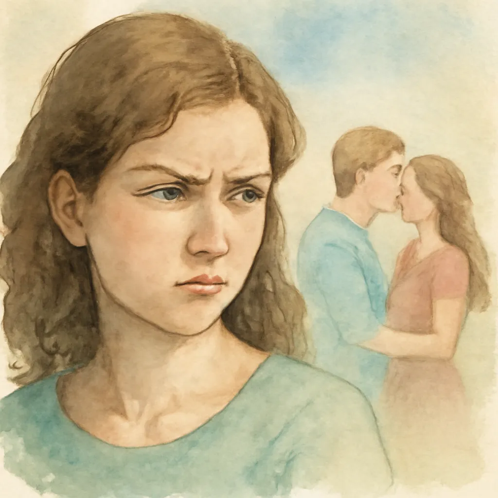 「嫉」のイラスト