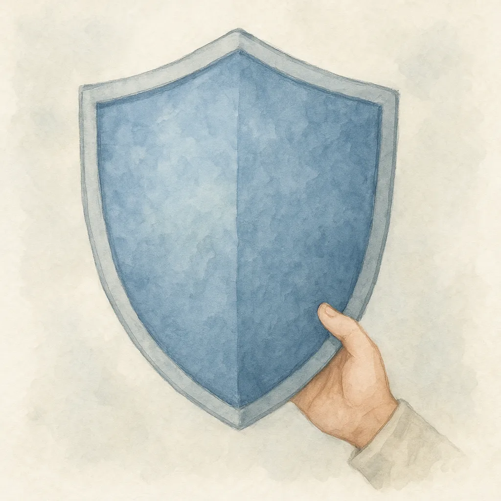 「守」のイラスト