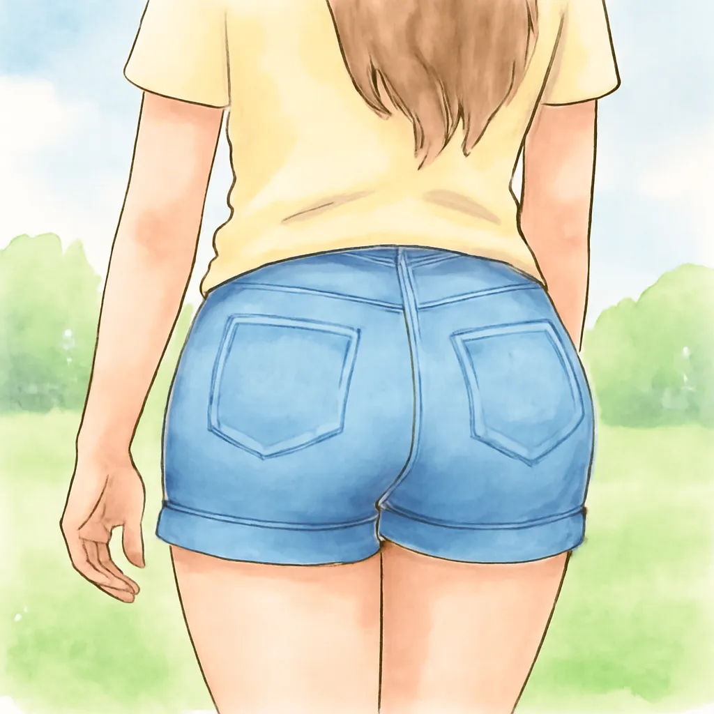 「尻」のイラスト