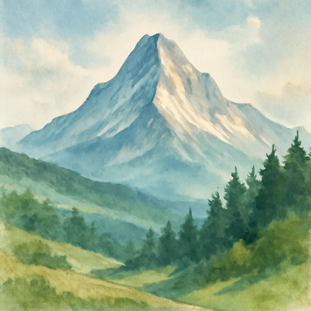 「山」のイラスト