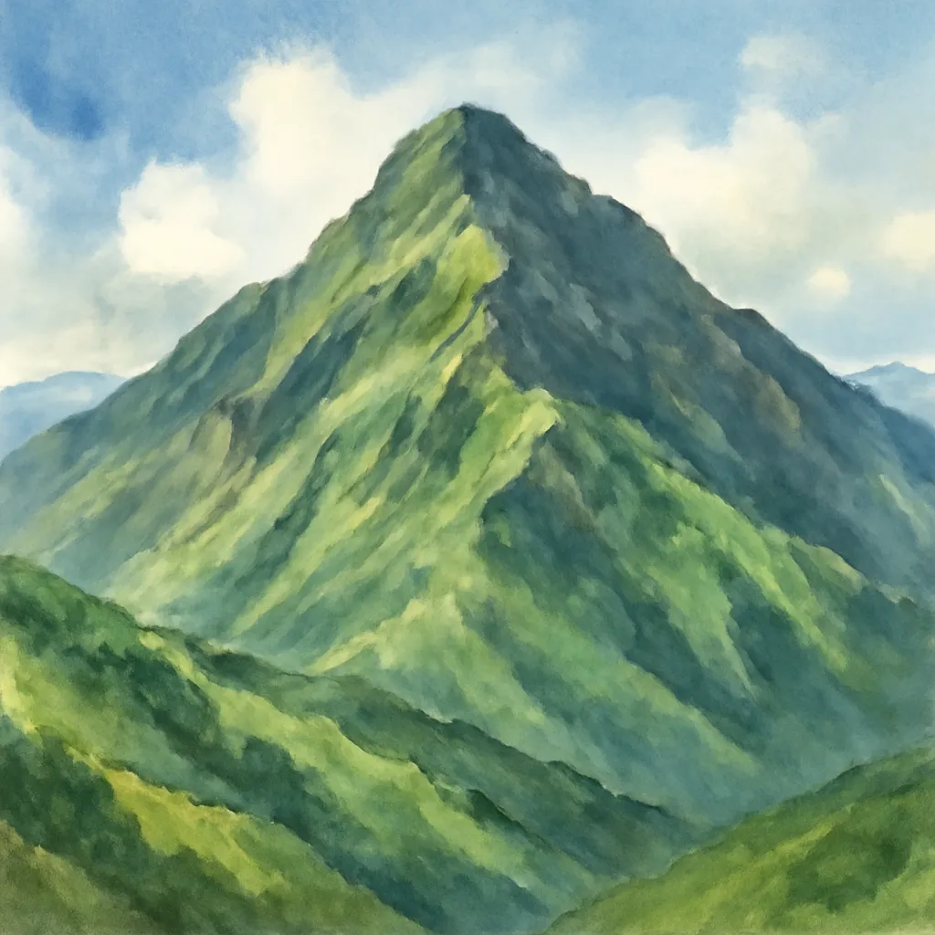 「岳」のイラスト