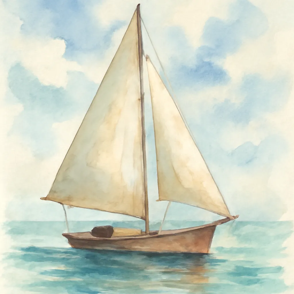 「帆」のイラスト