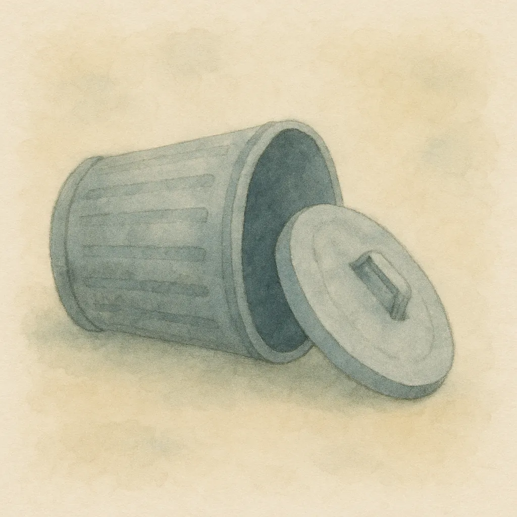 「廃」のイラスト