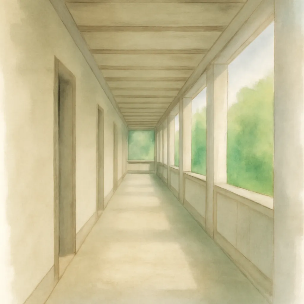 「廊」のイラスト