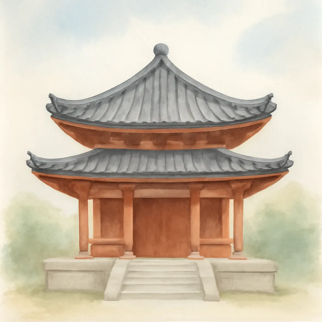 「廟」のイラスト