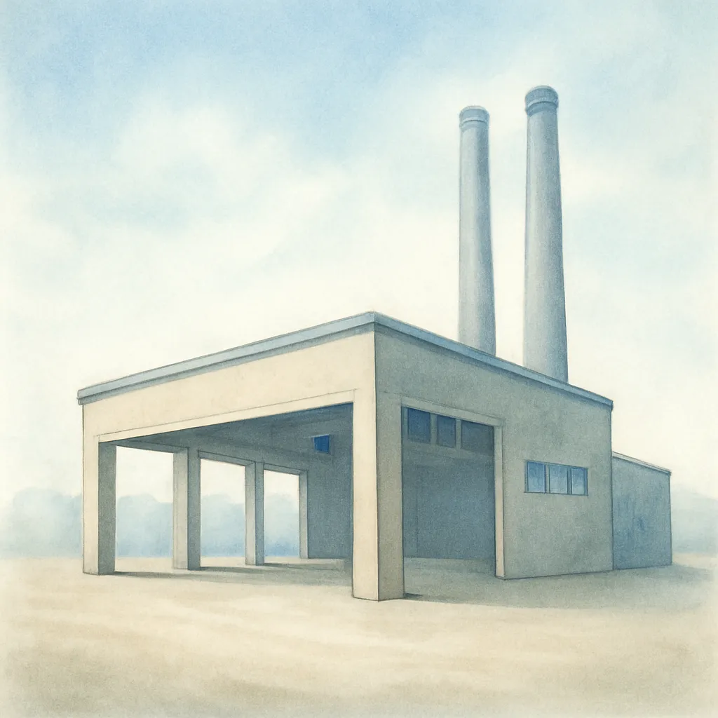 「廠」のイラスト