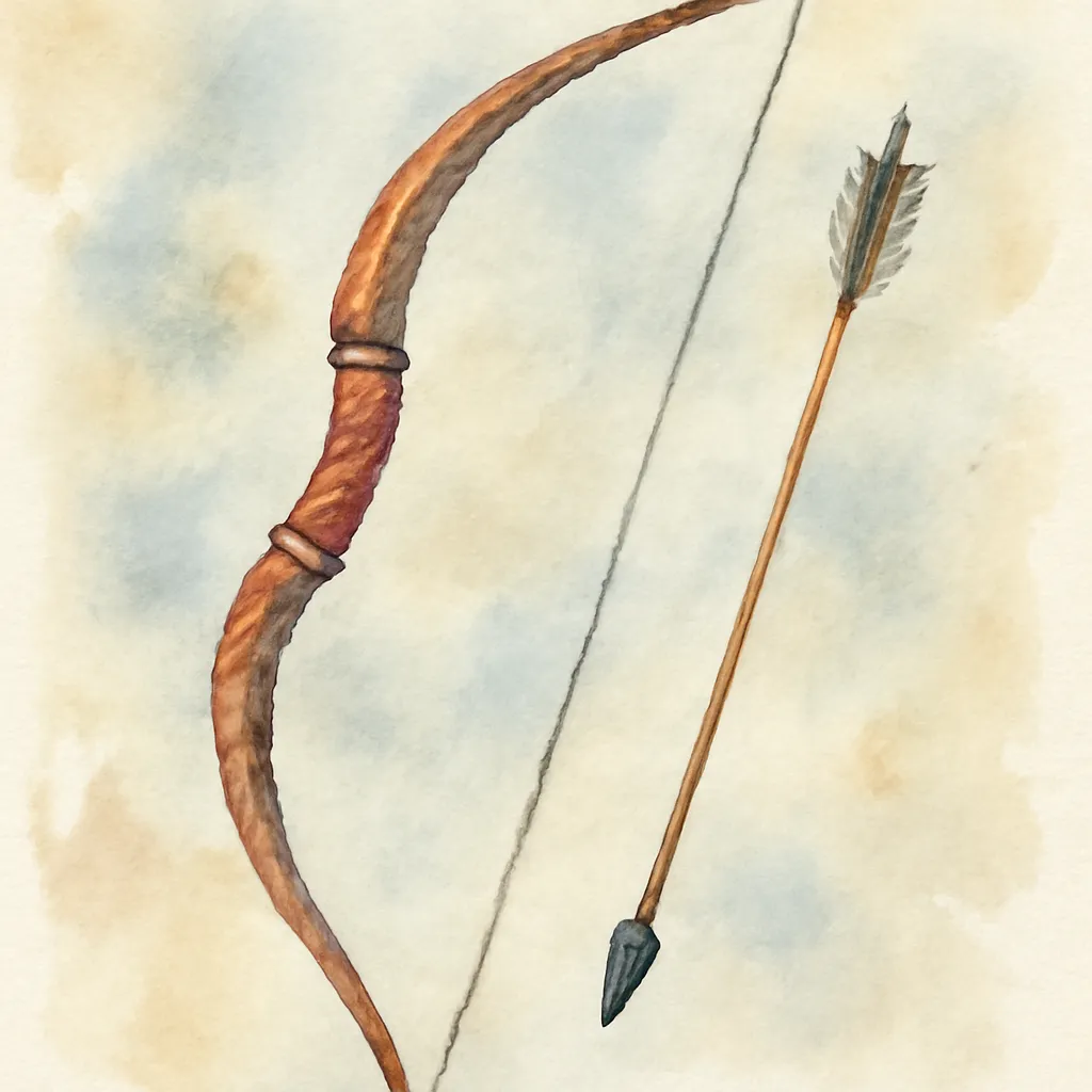 「弓」のイラスト