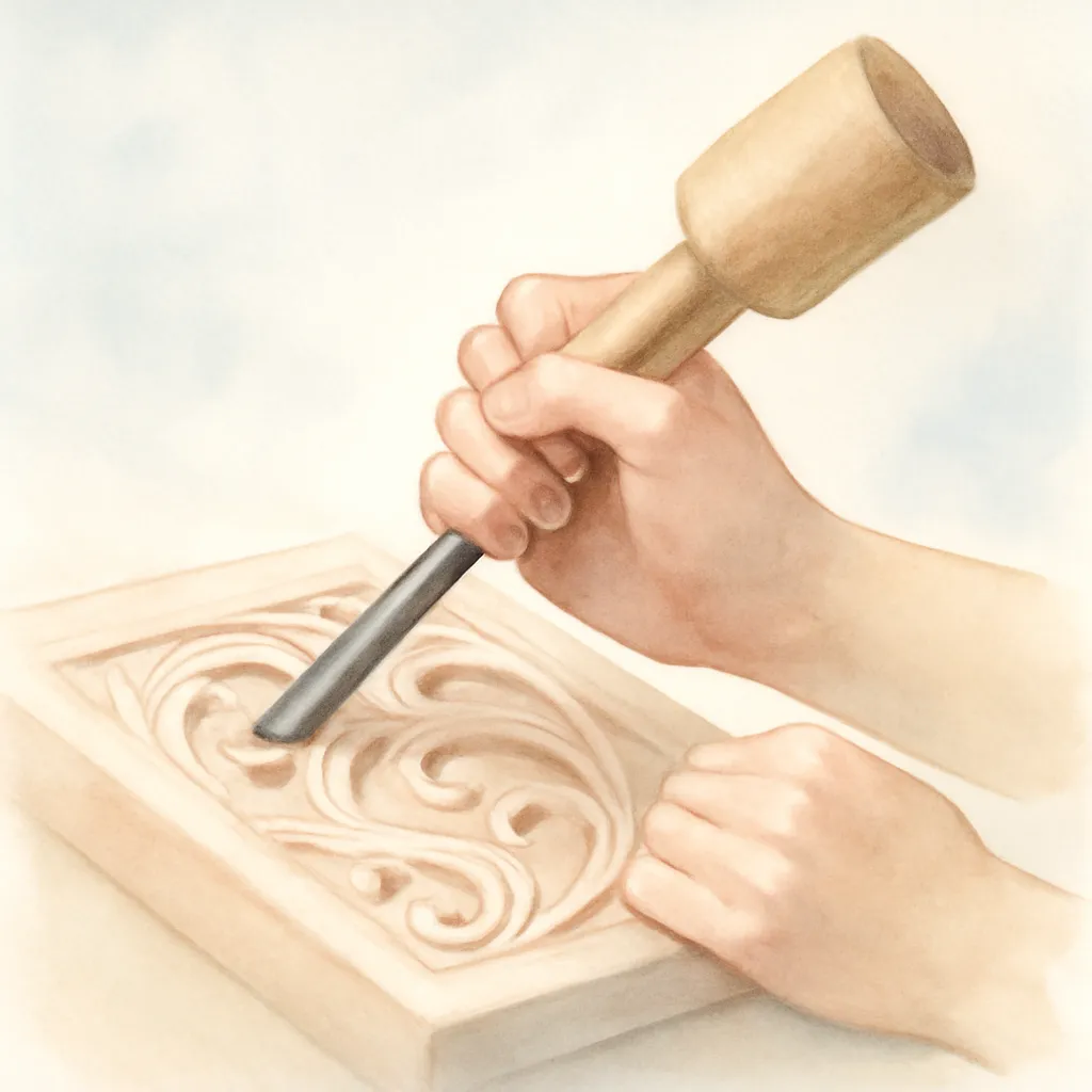 「彫」のイラスト